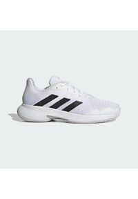 Adidas - Buty CourtJam Control Tennis. Kolor: czarny, szary, biały, wielokolorowy. Materiał: materiał