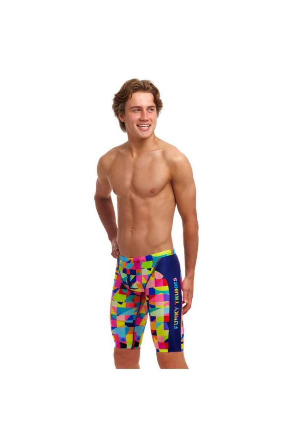 FUNKITA - Kąpielówki spodenki na basen chłopięce Funky Trunks Jammers. Kolor: wielokolorowy, niebieski, zielony