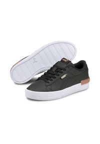 Buty do chodzenia damskie Puma Jada. Zapięcie: sznurówki. Kolor: wielokolorowy, różowy, niebieski, czarny. Materiał: tkanina, materiał, skóra, syntetyk. Szerokość cholewki: normalna. Sport: turystyka piesza