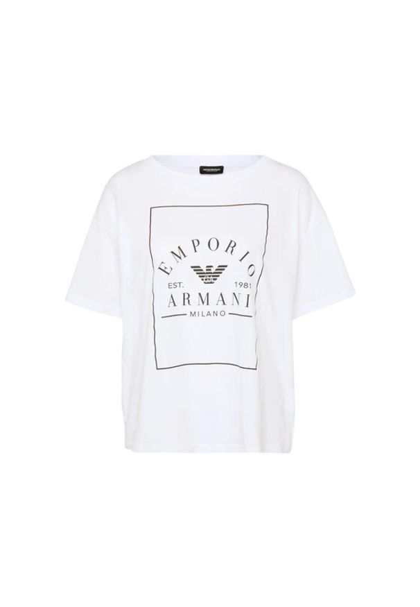 Emporio Armani Underwear T-Shirt EW000553 AF10887 U0002 Biały Loose Fit. Kolor: biały. Materiał: bawełna