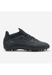 KIPSTA - Buty do piłki nożnej Kipsta Viralto III 3D Airmesh MG/AG Intense. Kolor: czarny. Materiał: dzianina, zamsz, mesh, syntetyk. Szerokość cholewki: normalna. Sport: piłka nożna