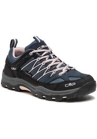 CMP Trekkingi Rigel low Trekking Shoe kids Wp 3Q54554J Granatowy. Kolor: niebieski. Materiał: materiał. Sport: turystyka piesza #5