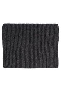 Calvin Klein Szalik Ck Metal Wool Rib Scarf LV04D8056G Szary. Kolor: szary. Materiał: wełna #4