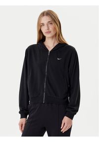Nike Bluza Chill Terry FN2415 Czarny Relaxed Fit. Kolor: czarny. Materiał: bawełna
