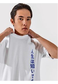 Togoshi T-Shirt Unisex TG22-TSM004 Biały Oversize. Kolor: biały. Materiał: bawełna #4