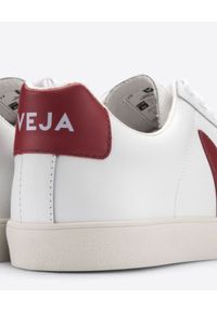 Veja - VEJA - Skórzane sneakersy Esplar Marsala. Kolor: biały. Materiał: skóra. Szerokość cholewki: normalna. Wzór: aplikacja #5