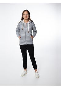 Bluza damska Protest NXGJANNU full zip hoody. Kolor: fioletowy, szary, wielokolorowy