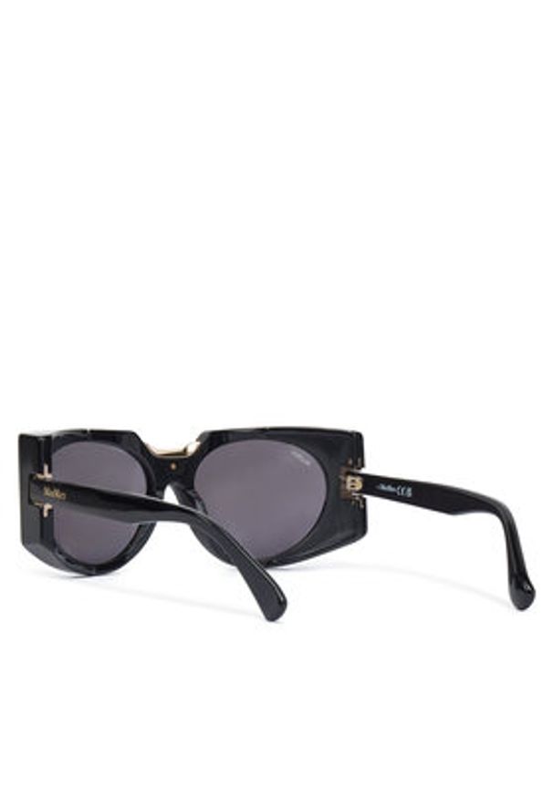 Max Mara Okulary przeciwsłoneczne MM0123 01A Czarny. Kolor: czarny