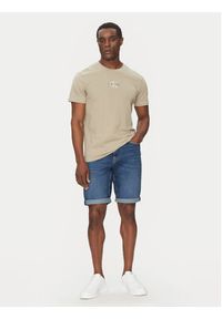 Calvin Klein Jeans Szorty jeansowe J30J327184 Niebieski Slim Fit. Kolor: niebieski. Materiał: bawełna