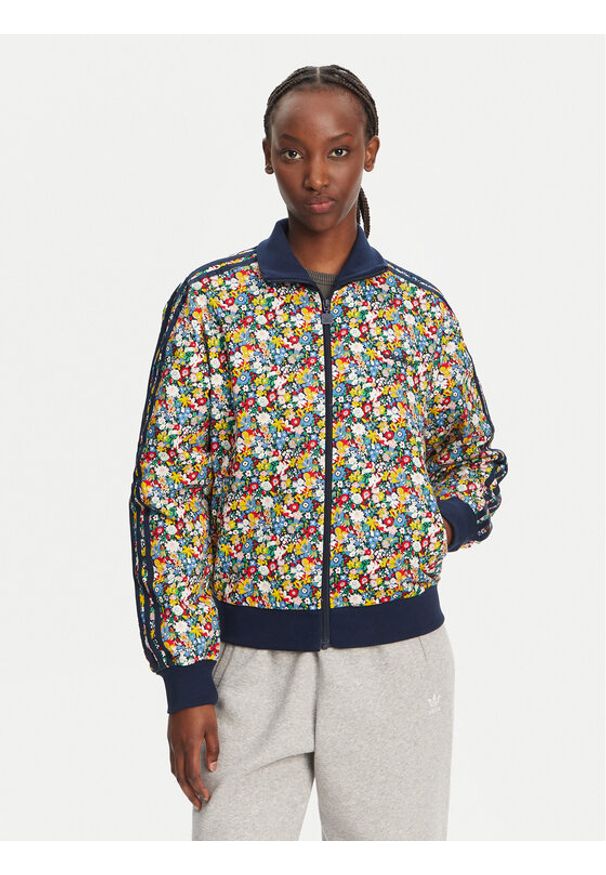 Adidas - adidas Bluza Liberty London Floral JC7775 Kolorowy Regular Fit. Materiał: bawełna. Wzór: kolorowy