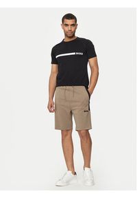 BOSS - Boss T-Shirt 50517970 Czarny Slim Fit. Kolor: czarny. Materiał: bawełna #3