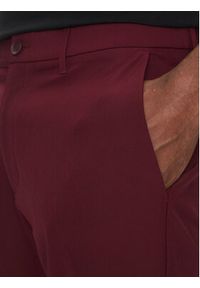 BOSS Szorty materiałowe S_Commuter_10.5 inch 50540337 Bordowy Slim Fit. Kolor: czerwony. Materiał: syntetyk #3