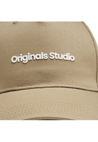 Jack & Jones - Jack&Jones Czapka z daszkiem Vesterbro 12253600 Brązowy. Kolor: brązowy. Materiał: bawełna