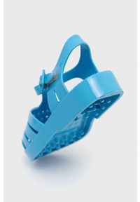 melissa - Melissa sandały dziecięce Possession. Nosek buta: okrągły. Zapięcie: rzepy. Kolor: niebieski. Materiał: kauczuk, guma, materiał. Wzór: gładki