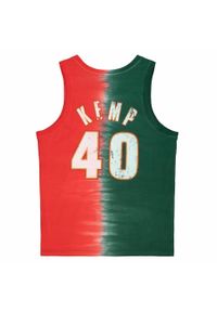 Koszulka Mitchell & Ness NBA Seattle Supersonics Shawn Kemp Tie Dye Cotton. Kolor: czerwony, zielony, wielokolorowy #2