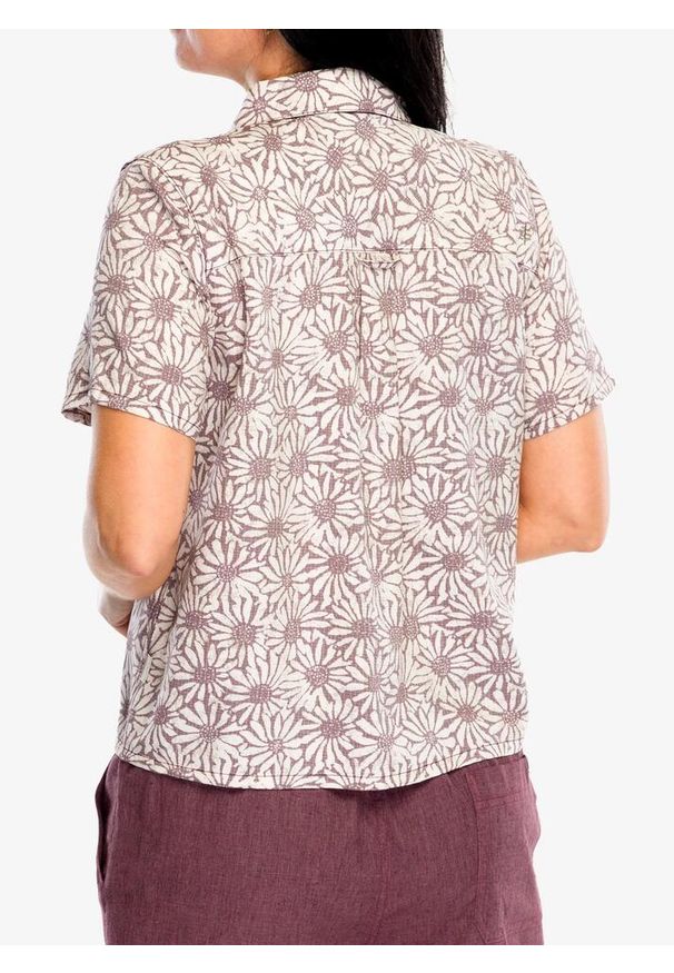ROYAL ROBBINS - Koszula turystyczna damska Royal Robbins Camino Pucker S/S. Kolor: beżowy