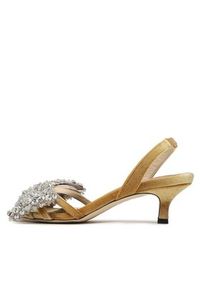 Custommade Sandały Ambla Crystal Bow 999620025 Brązowy. Kolor: brązowy. Materiał: materiał
