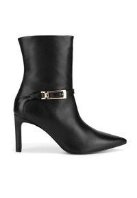 Gino Rossi Botki FLORIA-116035 Czarny. Kolor: czarny. Materiał: skóra #1