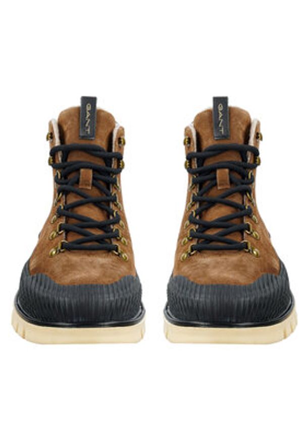 GANT - Gant Trapery 31643073 Brązowy. Kolor: brązowy. Materiał: skóra, zamsz