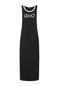 Liu Jo Beachwear Sukienka codzienna VA5134 JS360 Czarny Regular Fit. Okazja: na co dzień. Kolor: czarny. Materiał: wiskoza. Typ sukienki: proste. Styl: casual #2