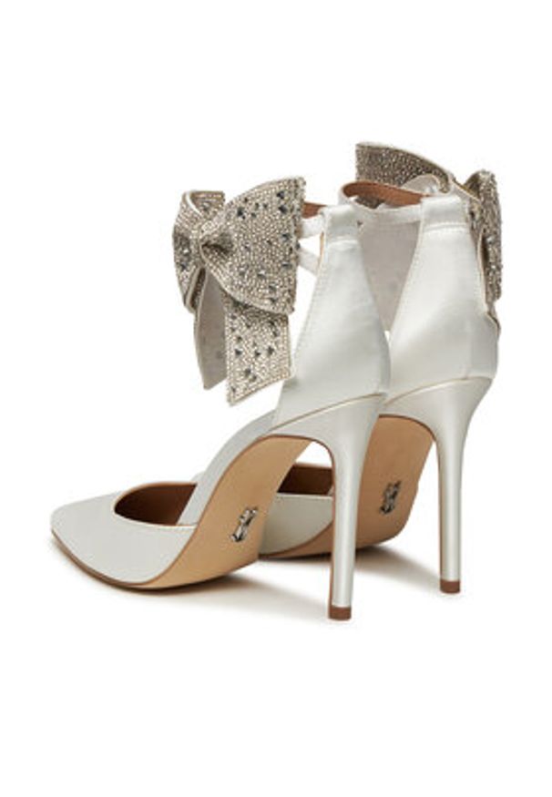Steve Madden Szpilki Deville SM11003196 Biały. Kolor: biały. Materiał: skóra. Obcas: na szpilce
