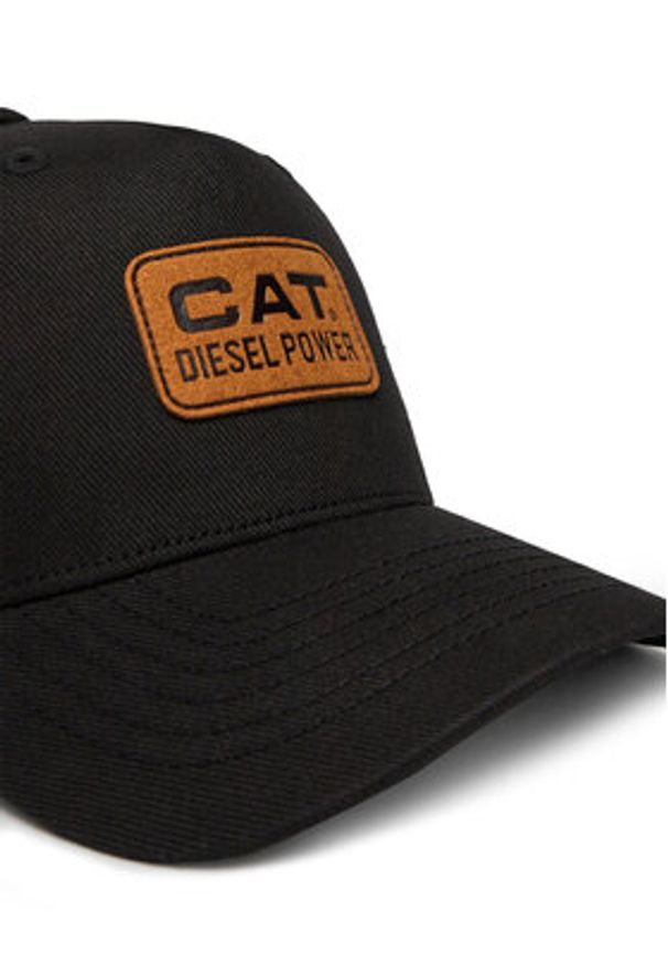 CATerpillar Czapka z daszkiem Diesel Power Leather Patch 1090049-10158 Czarny. Kolor: czarny. Materiał: materiał, bawełna