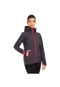 Kurtka damska softshell Kilpi RAVIA-W. Kolor: szary. Materiał: softshell