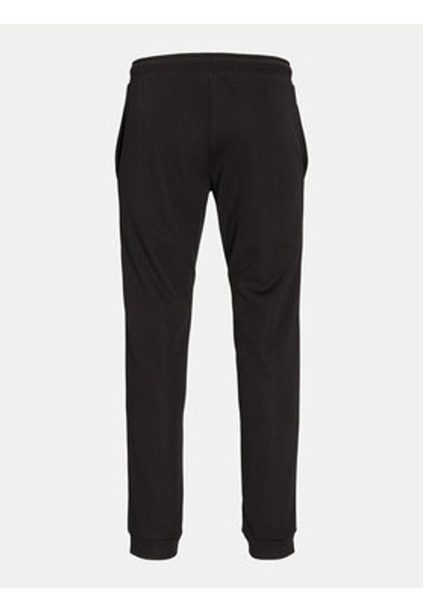 Jack & Jones - Jack&Jones Spodnie dresowe Will 12261986 Czarny Slim Fit. Kolor: czarny. Materiał: syntetyk