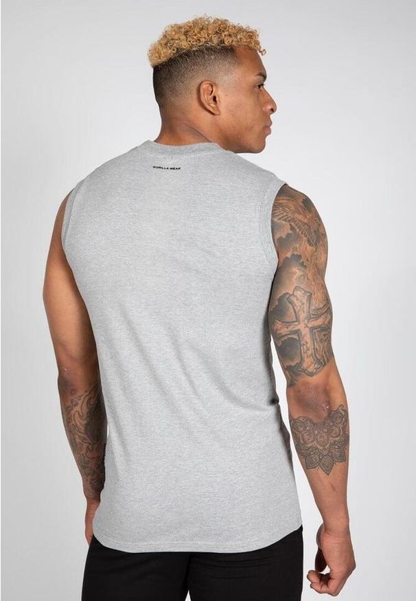 GORILLA WEAR - Sorrento Sleeveless Koszulka - Szary. Kolor: szary