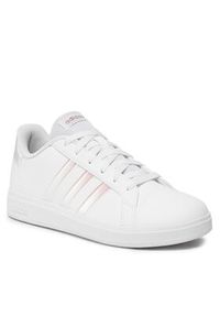 Adidas - adidas Sneakersy Grand Court Lifestyle Lace Tennis Shoes GY2326 Biały. Kolor: biały. Materiał: syntetyk