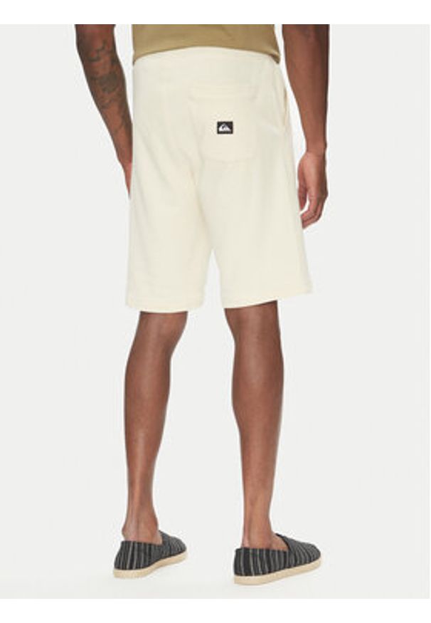 Quiksilver Szorty sportowe Circle Back EQYFB03395 Écru. Materiał: bawełna. Styl: sportowy