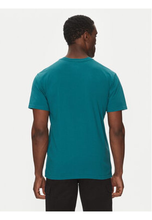 Quiksilver T-Shirt EQYZT08035 Zielony Regular Fit. Kolor: zielony. Materiał: bawełna