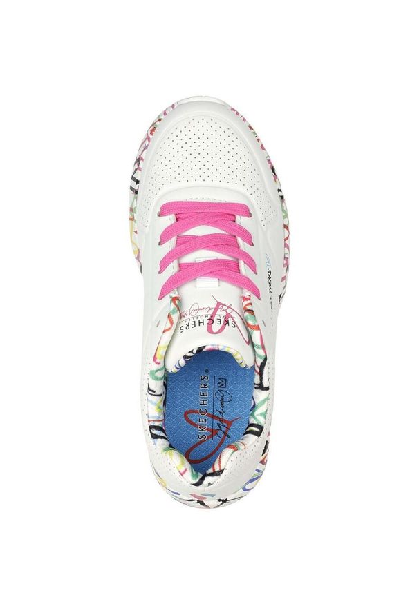 skechers - Buty na co dzień młodzieżowe SKECHERS UNO LITE eko skóra. Okazja: na co dzień. Kolor: biały. Materiał: skóra