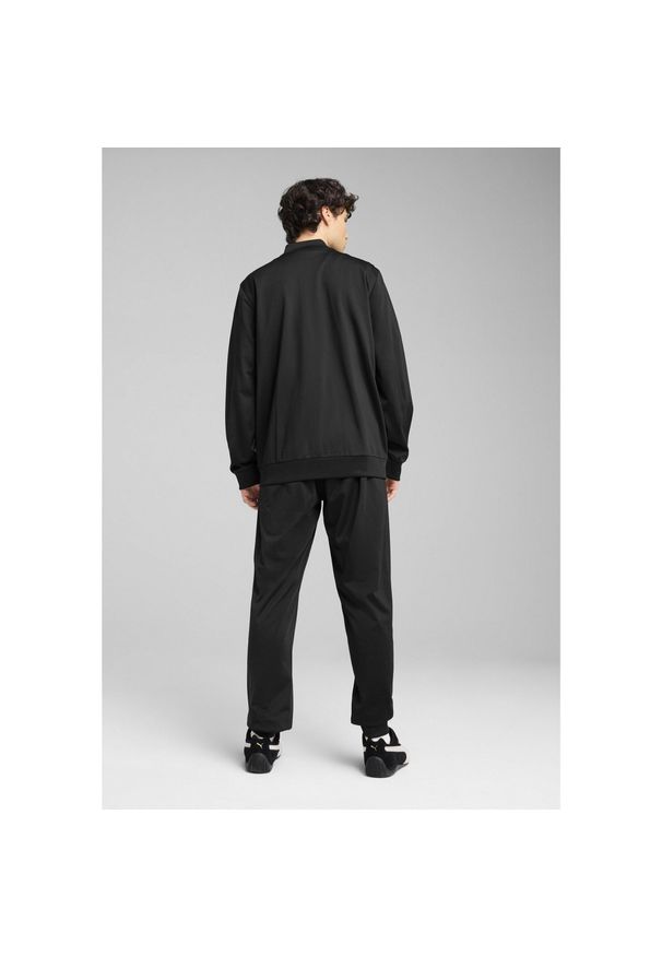 Puma - Męski dres inspirowany koszykówką z poliestru PUMA Black. Kolor: zielony, wielokolorowy, czarny, brązowy. Materiał: dresówka, poliester. Sport: koszykówka