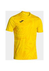 Joma Lion II Yellow Sport T -Shirt M - Oddychający i lekki. Kolor: żółty. Sport: piłka nożna #1