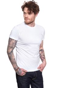 Lee - LEE T SHIRT TWIN PACK CREW WHITE L680AI12. Kolor: biały