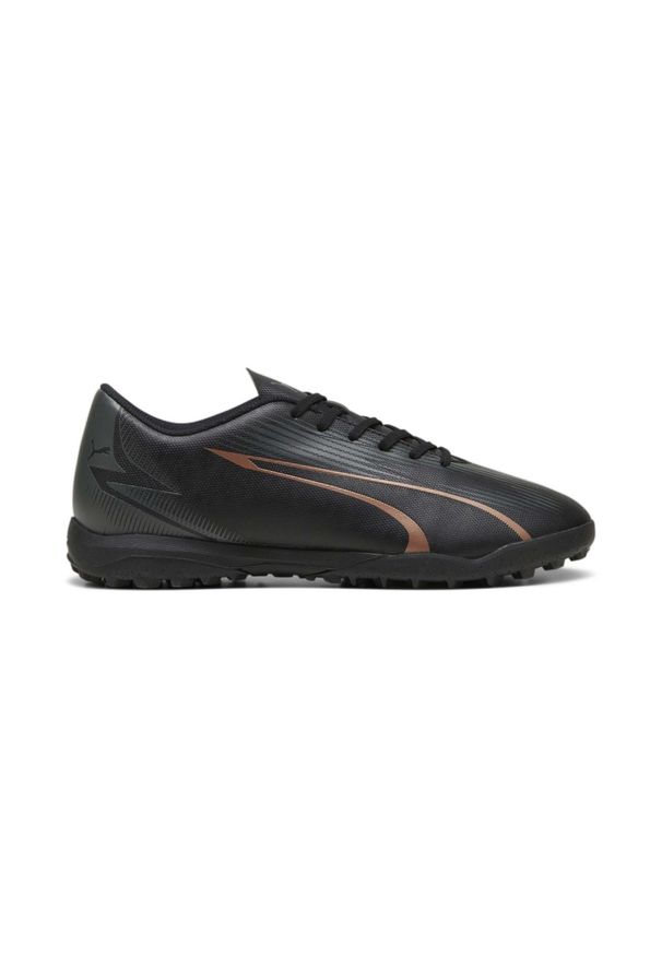 Buty piłkarskie męskie Puma Ultra Play. Zapięcie: sznurówki. Kolor: czarny. Materiał: materiał, tkanina, syntetyk, guma. Szerokość cholewki: normalna. Sport: piłka nożna