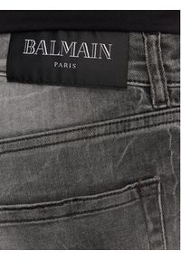 Balmain Jeansy DH1MI043DE73 Szary Regular Fit. Kolor: szary #4