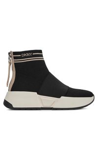 DKNY Sneakersy Marini K1402637 Czarny. Kolor: czarny. Materiał: materiał