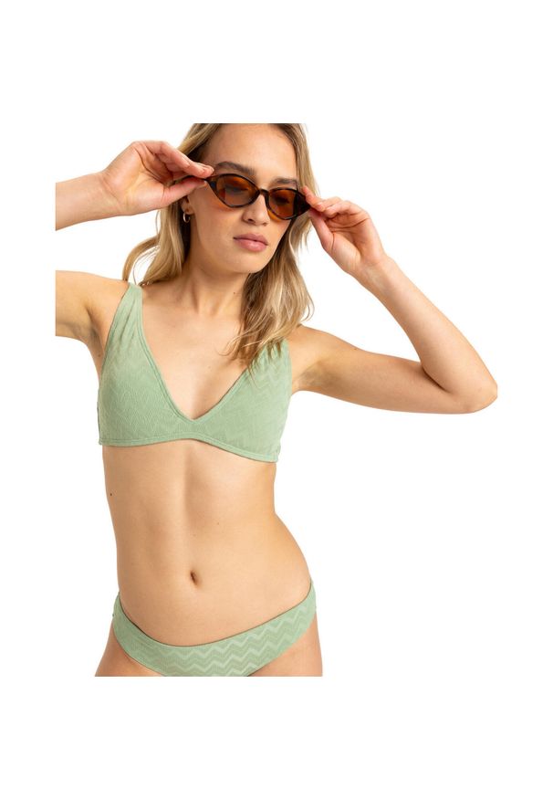 Roxy - Trójkątny stanik bikini dla Kobiety CURRENT COOLNESS Zielony. Kolor: zielony. Materiał: nylon, elastan, materiał