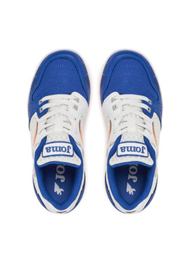 Joma Buty do piłki nożnej Sala Max Jr 2504 SMJS2504IN Biały. Kolor: biały. Materiał: materiał