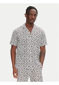 Jack & Jones - Jack&Jones Komplet koszula i szorty materiałowe Seersucker 12284648 Szary Relaxed Fit. Kolor: szary. Materiał: bawełna #4