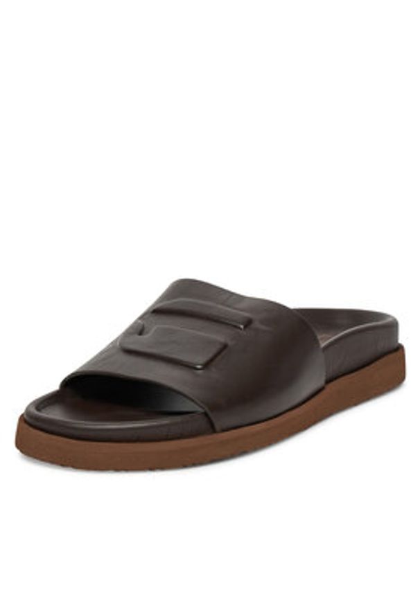 G-Star RAW - G-Star Raw Klapki CARLA-25SS496. Brązowy. Kolor: brązowy. Materiał: skóra