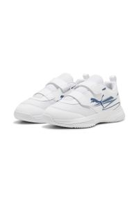 Puma - Buty do sportów halowych dziecięce PUMA Varion II V Jr. Kolor: biały, wielokolorowy, niebieski
