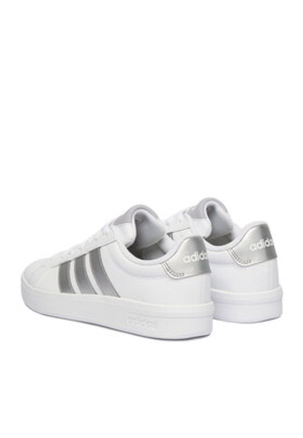 Adidas - adidas Sneakersy CEO-GRAND COURT 3.0 J JP9363 Biały. Kolor: biały. Materiał: materiał