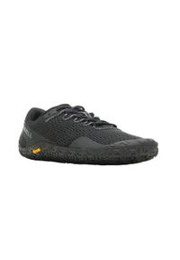 Buty do biegania damskie Merrell Vapor Glove 6. Zapięcie: sznurówki. Kolor: czarny. Materiał: syntetyk, materiał. Szerokość cholewki: normalna. Sport: bieganie