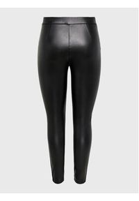 only - ONLY Legginsy Jessie 15231825 Czarny Slim Fit. Kolor: czarny. Materiał: skóra #6