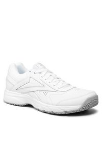 Reebok Sneakersy Work N Cushion 4.0 FU7354 Biały. Kolor: biały. Materiał: skóra