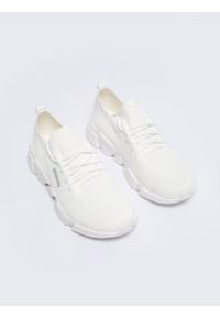Big-Star - Sneakersy damskie białe lekkie JJ274268 101. Kolor: biały. Materiał: jeans, skóra #3