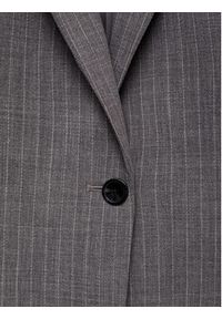 mango - Mango Marynarka Bowery 77014767 Szary Loose Fit. Kolor: szary. Materiał: syntetyk, wiskoza #4